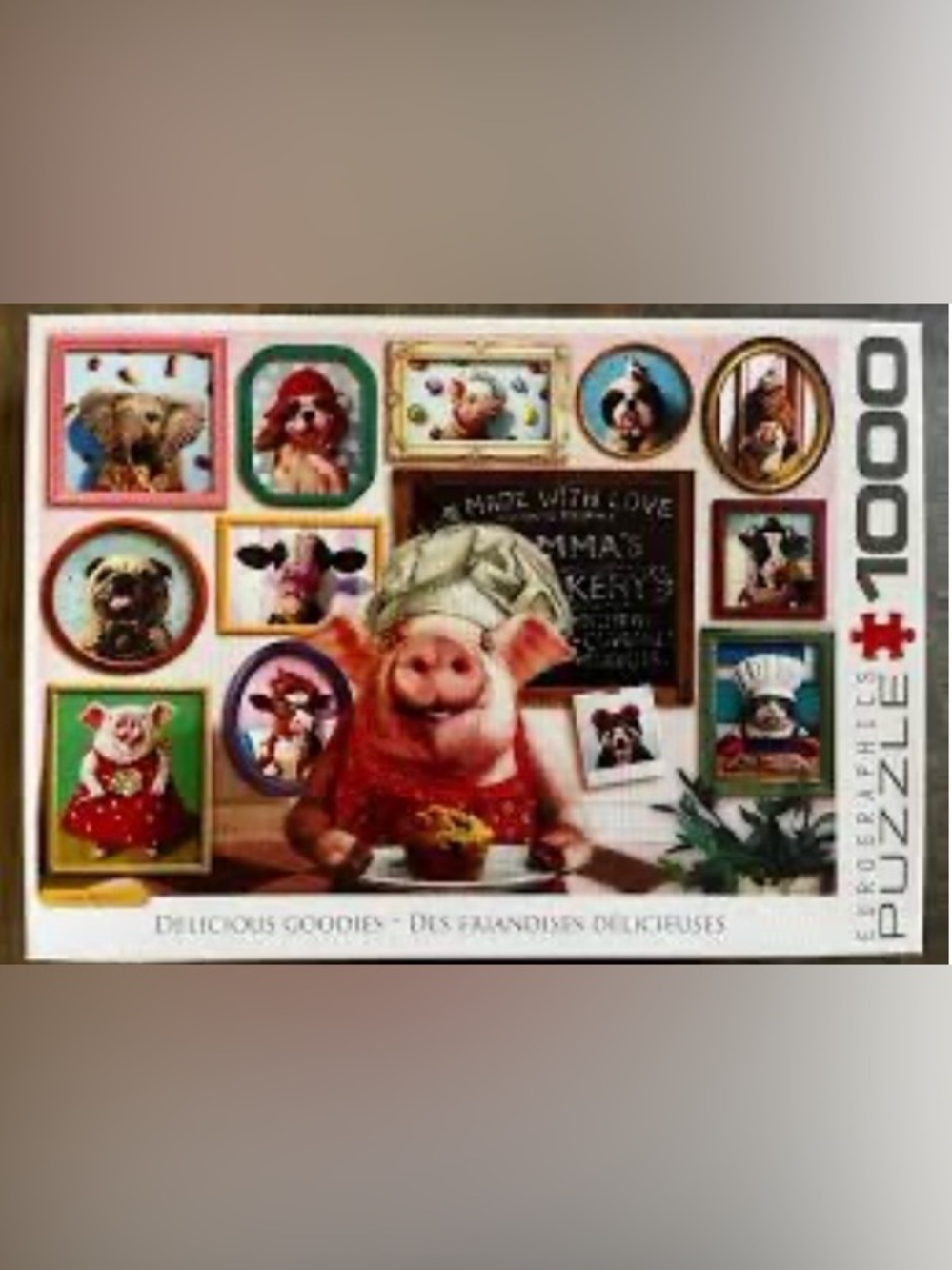 Eurographics Puzzle Delicious Goodies “Farm Animal Bakery” DIY Activities
